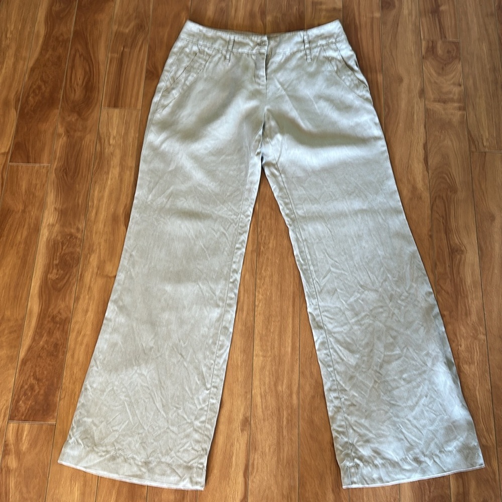 Linen Wide Leg Pants/ Trousers